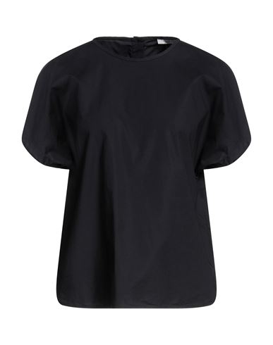 Peserico Woman Blouse Black Size 10 Cotton, Elastane
