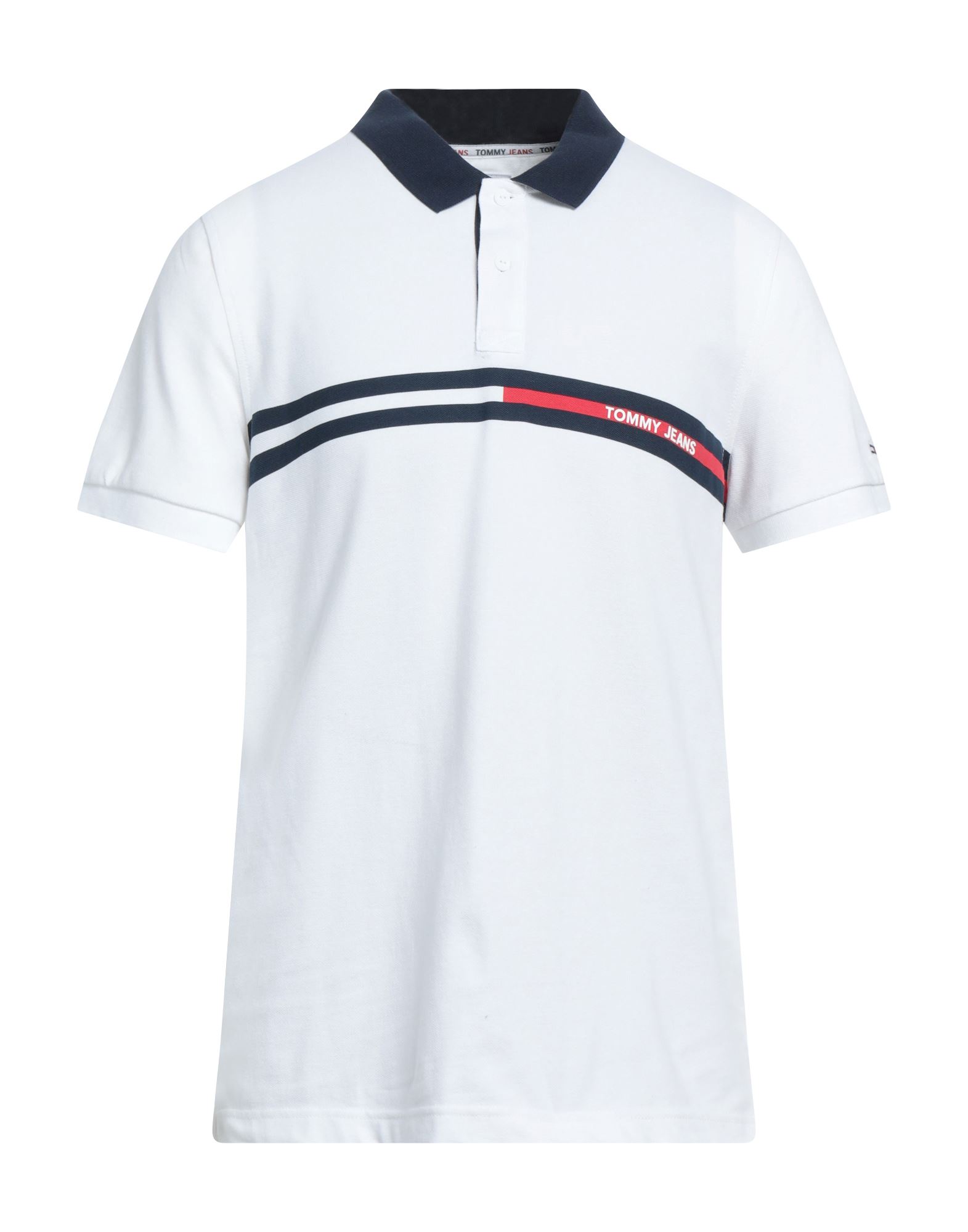 Tommy Jeans Polo Shirts In White