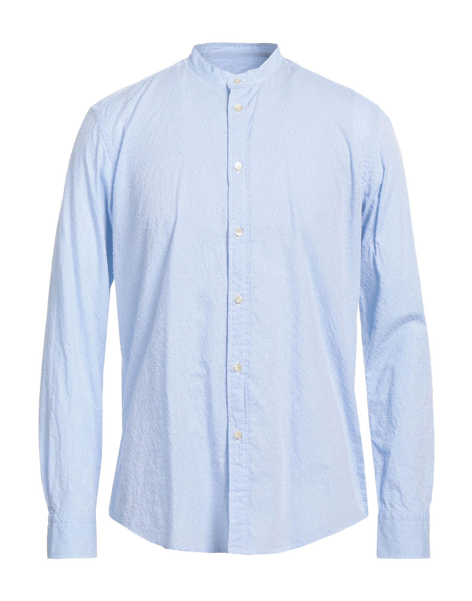 Brian Dales Man Shirt Sky Blue Size 17 Cotton