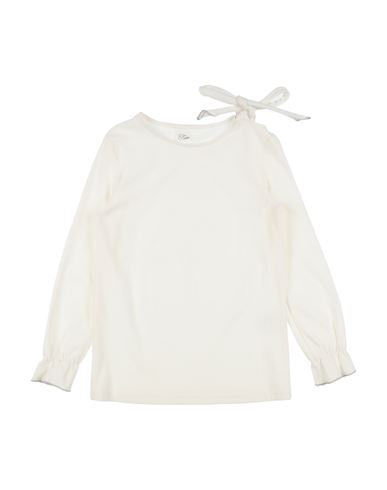Giro Quadro Babies'  Toddler Girl Sweatshirt White Size 4 Cotton, Elastane