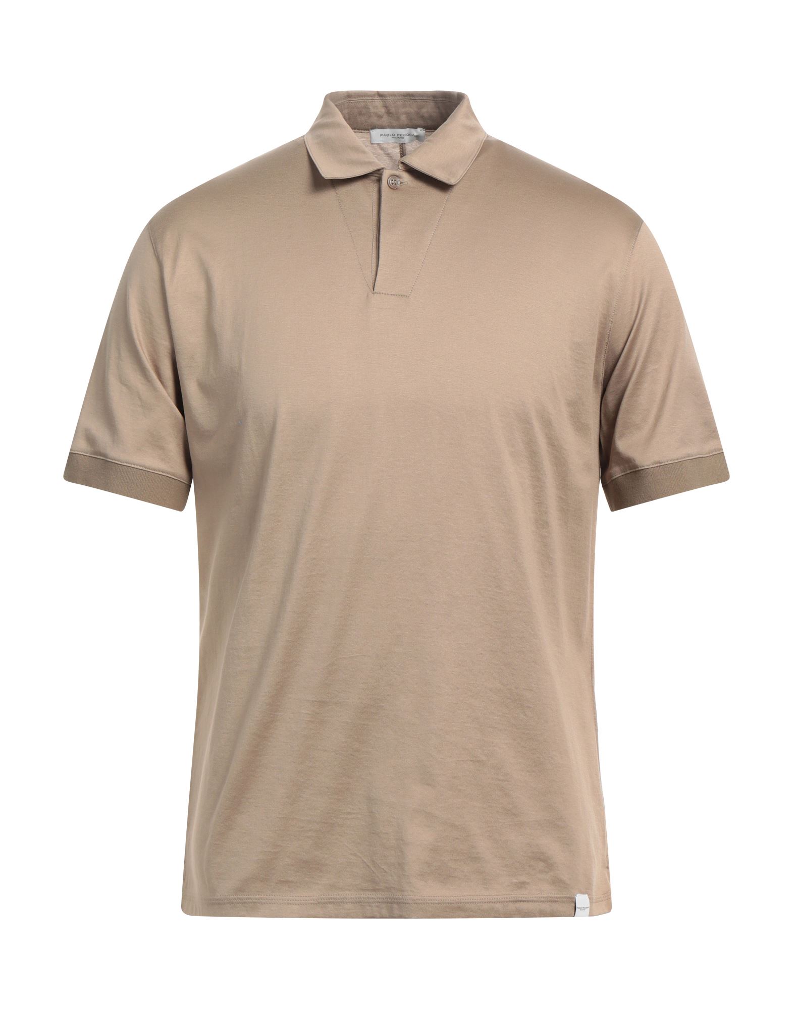 Paolo Pecora Polo Shirts In Beige