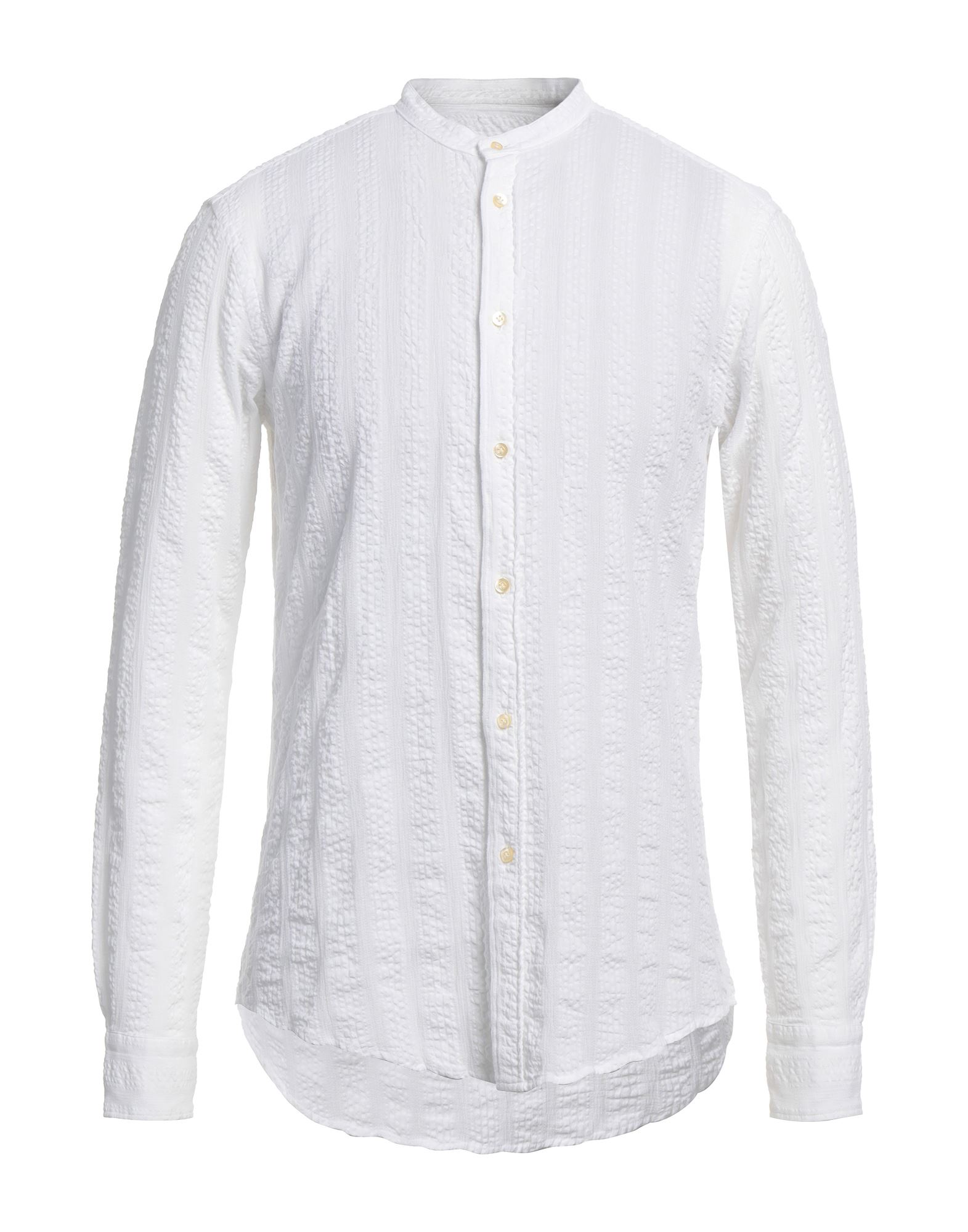 Brian Dales Man Shirt White Size 17 Cotton