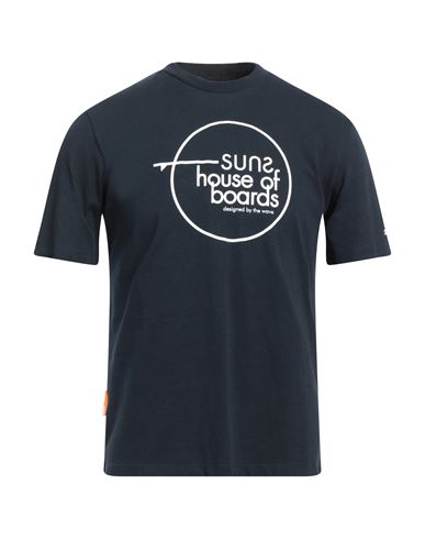 Sunstripes Man T-shirt Midnight Blue Size Xl Cotton