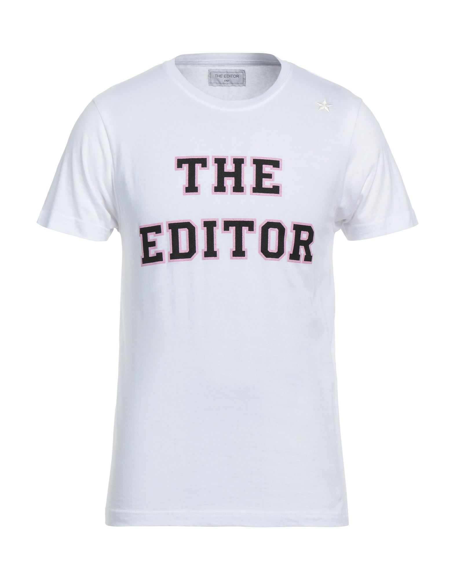 Shop The Editor Man T-shirt White Size Xxl Cotton