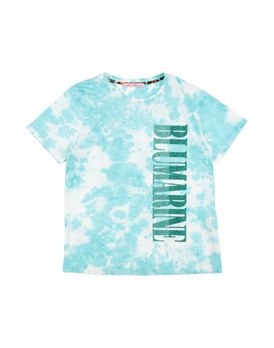 Miss Blumarine Babies'  Toddler Girl T-shirt Turquoise Size 6 Cotton In Blue
