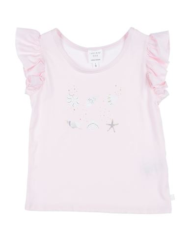 Carrèment Beau Babies' Carrément Beau Toddler Girl T-shirt Light Pink Size 5 Organic Cotton, Modal