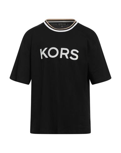 Michael Kors Mens Man T-shirt Black Size S Cotton