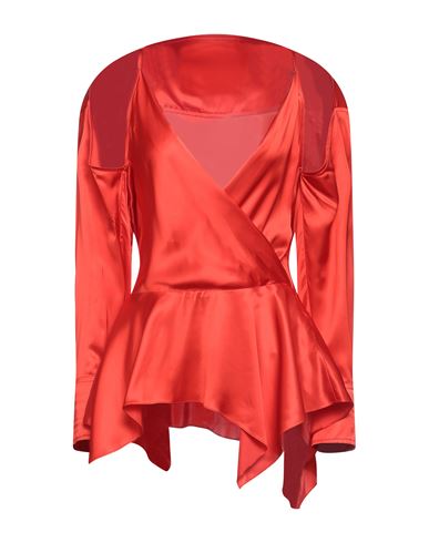 Jw Anderson Woman Blouse Red Size 4 Viscose