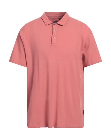 Homeward Clothes Man Polo Shirt Coral Size Xxl Cotton In Red