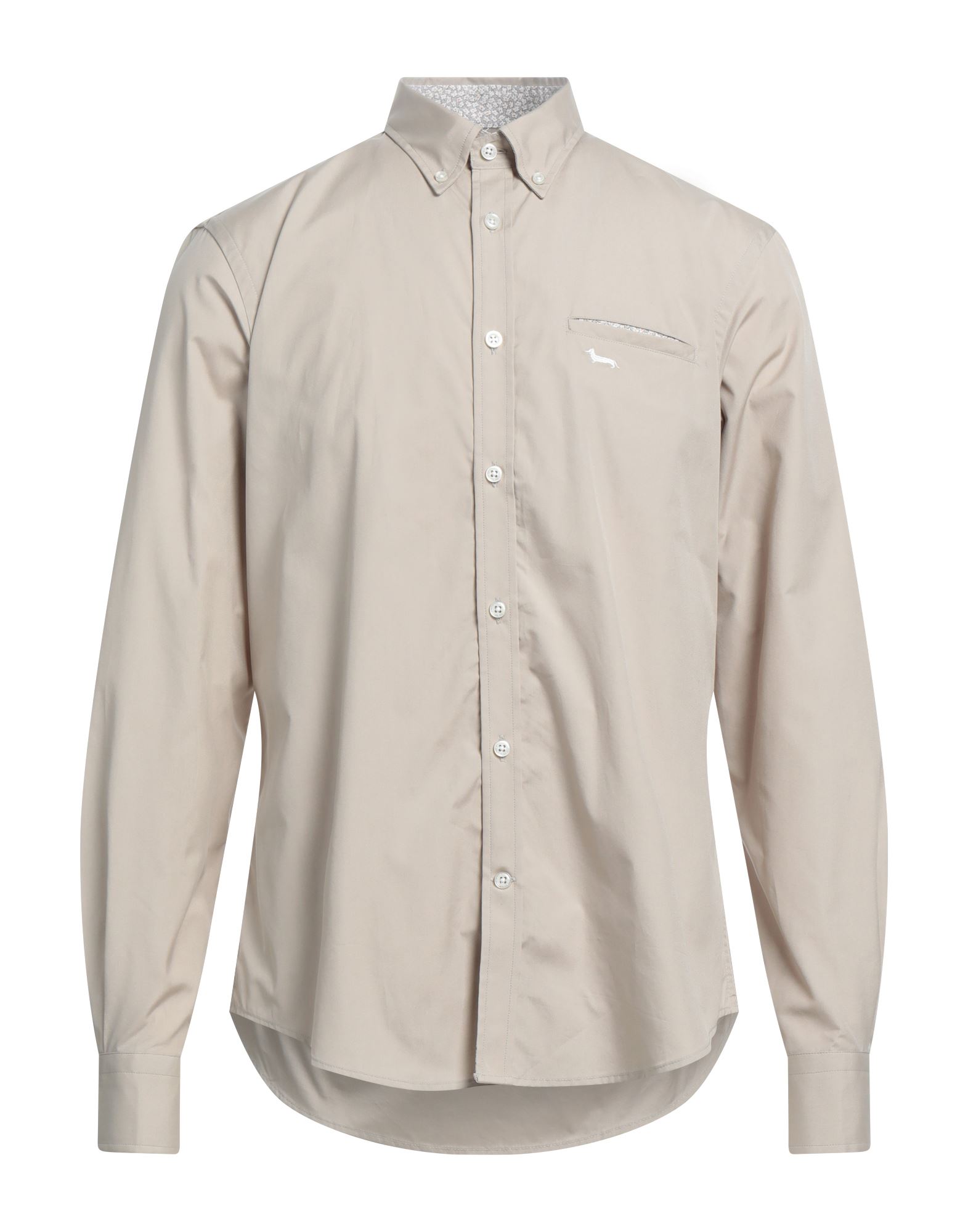 Harmont & Blaine Man Shirt Beige Size Xxl Cotton