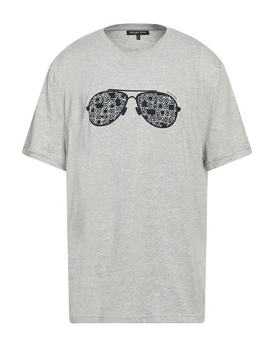 Michael Kors Mens Man T-shirt Light Grey Size S Cotton