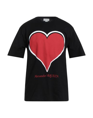 Alexander Mcqueen Woman T-shirt Black Size 0 Cotton