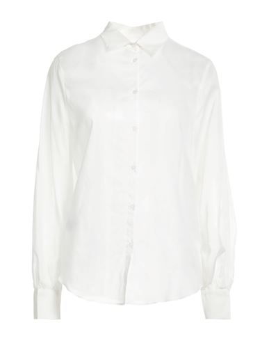 Diana Gallesi Woman Shirt White Size 14 Cotton