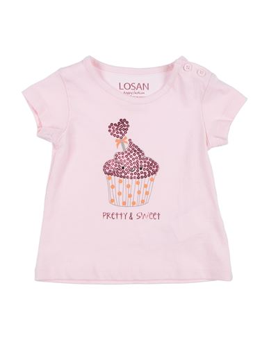 Losan Babies'  Newborn Girl T-shirt Light Pink Size 3 Cotton