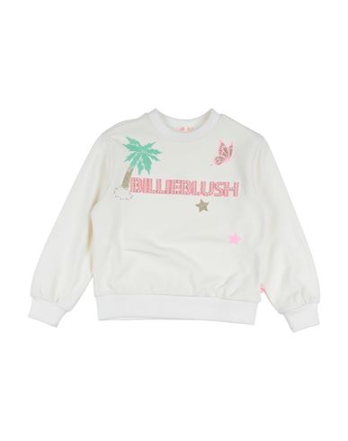Billieblush Babies'  Toddler Girl Sweatshirt Ivory Size 6 Cotton, Elastane In White