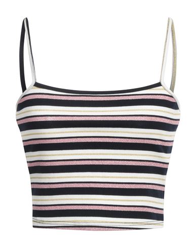Glamorous Woman Top Off White Size 10 Viscose, Elastane In Multi