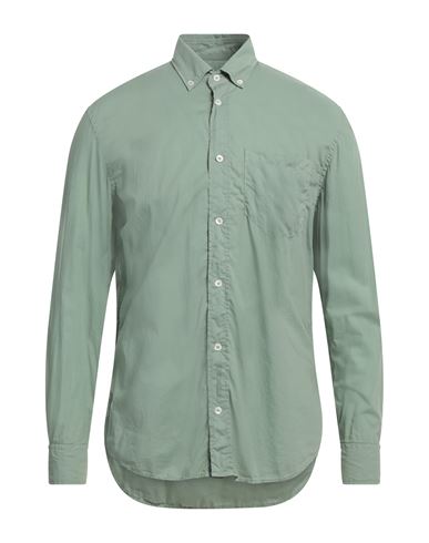Dondup Man Shirt Sage Green Size M Cotton