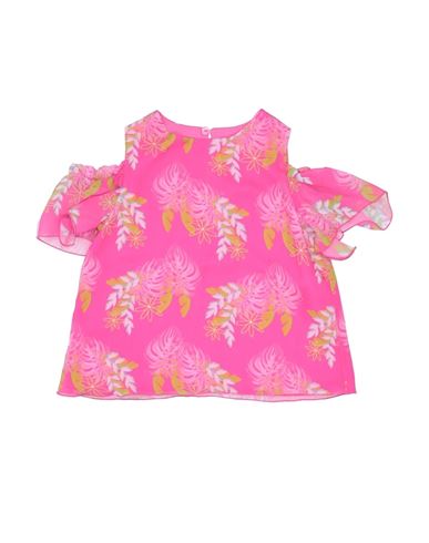 Vicolo Babies'  Toddler Girl Blouse Fuchsia Size 6 Polyester In Pink