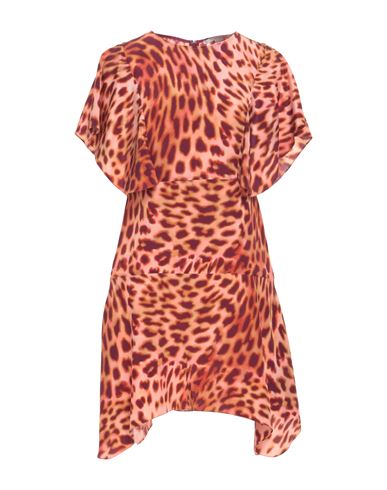 Stella Mccartney Woman Short Dress Apricot Size 6-8 Silk In Orange