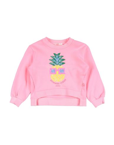 Billieblush Babies'  Toddler Girl Sweatshirt Fuchsia Size 6 Cotton, Elastane In Pink