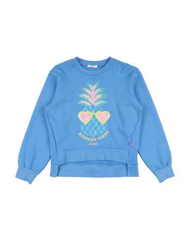 Billieblush Babies'  Toddler Girl Sweatshirt Light Blue Size 4 Cotton, Elastane