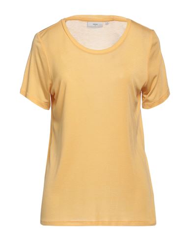 Minimum Woman T-shirt Ocher Size M Lyocell In Yellow