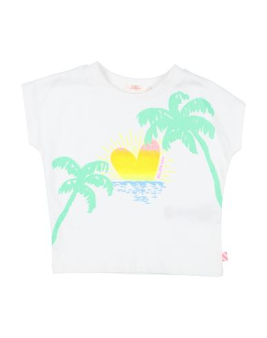 Shop Billieblush Toddler Girl T-shirt White Size 3 Cotton, Elastane