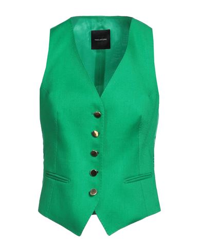 Tagliatore 02-05 Woman Vest Green Size 4 Linen