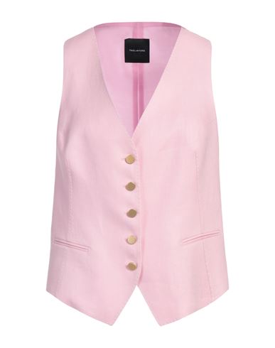 Tagliatore 02-05 Woman Vest Pink Size 10 Linen