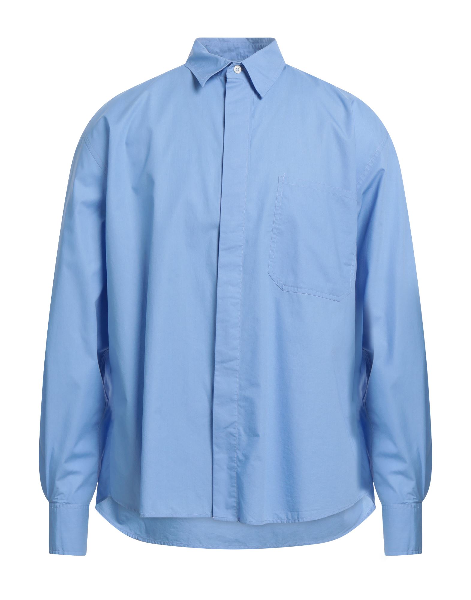 Mauro Grifoni Shirts In Light Blue