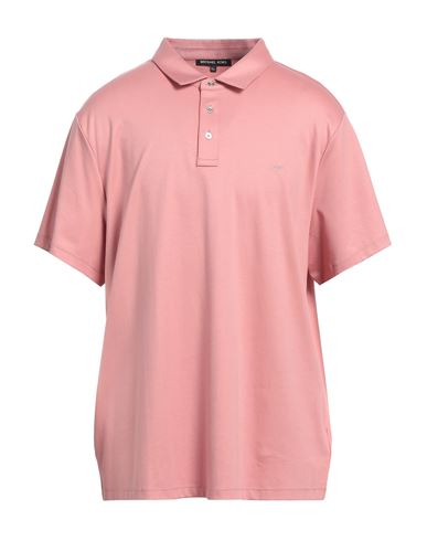 Michael Kors Mens Man Polo Shirt Pastel Pink Size S Cotton