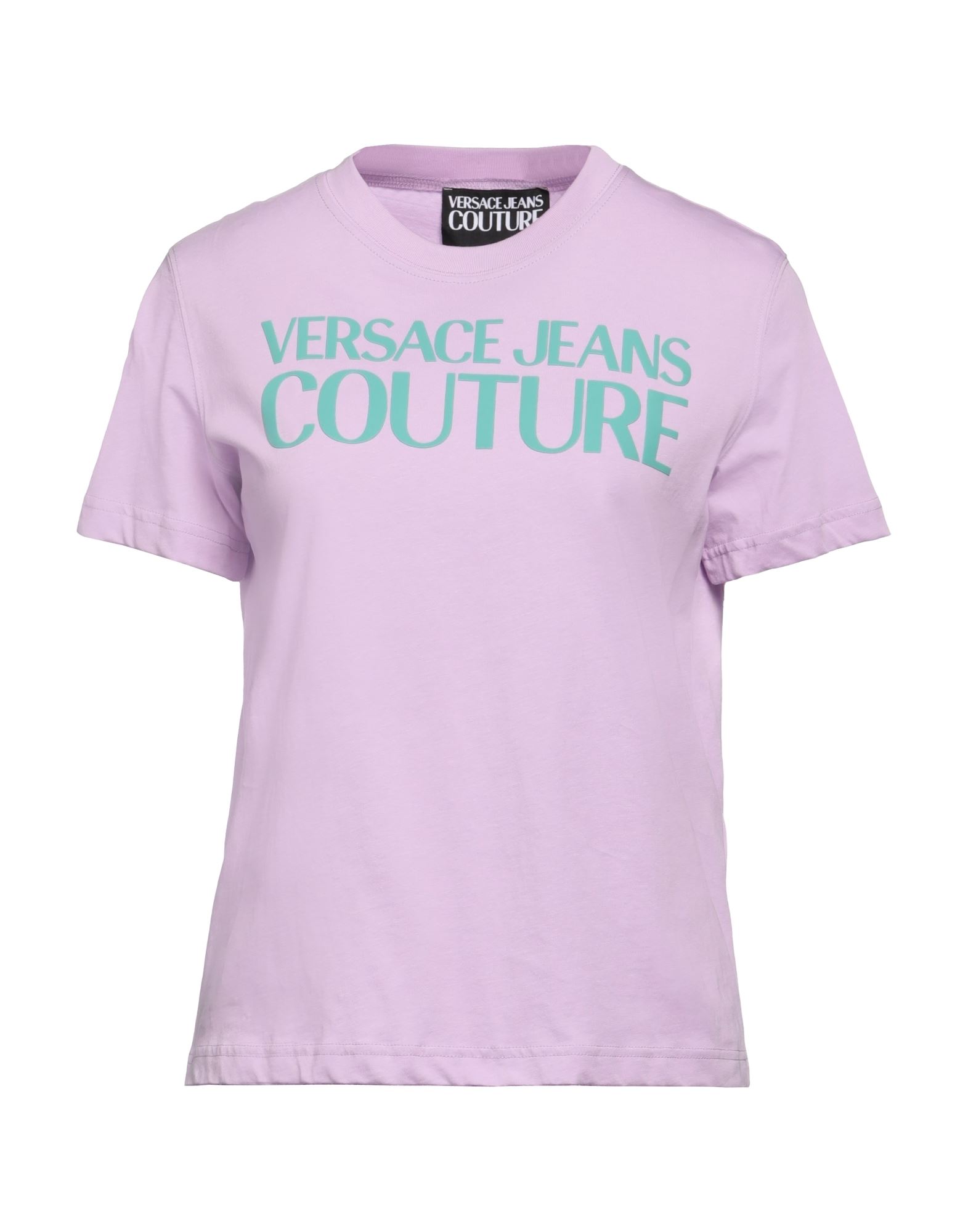 Versace Jeans Couture T-shirts In Lilac