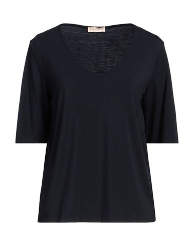 Shop Purotatto Woman T-shirt Midnight Blue Size 16 Cotton