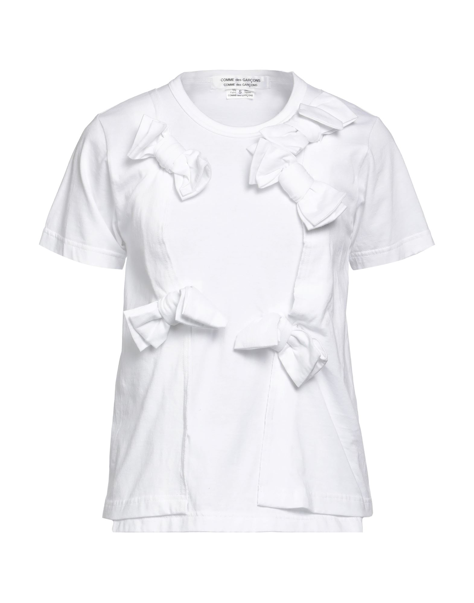 Comme Des Garçons Woman T-shirt White Size S Cotton