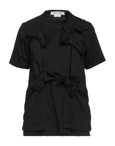 Comme Des Garçons Woman T-shirt Black Size L Cotton