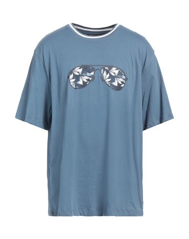 Michael Kors Mens Man T-shirt Pastel Blue Size 3xl Cotton