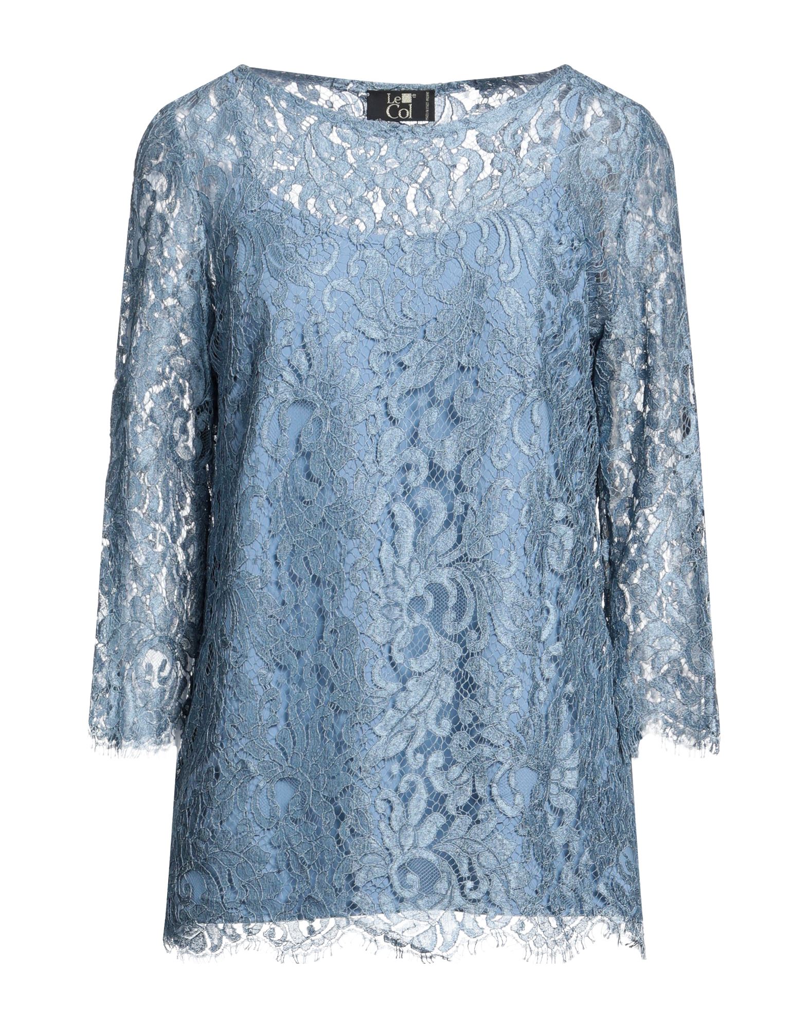 Le Col Blouses In Blue