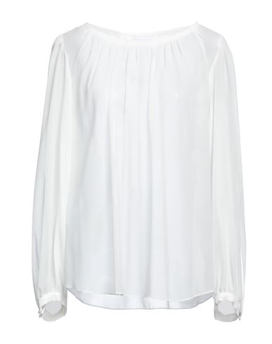 Diana Gallesi Woman Blouse White Size 16 Polyester