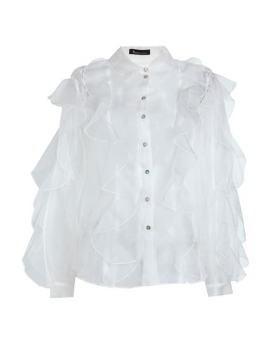Hanita Woman Shirt Off White Size M Silk