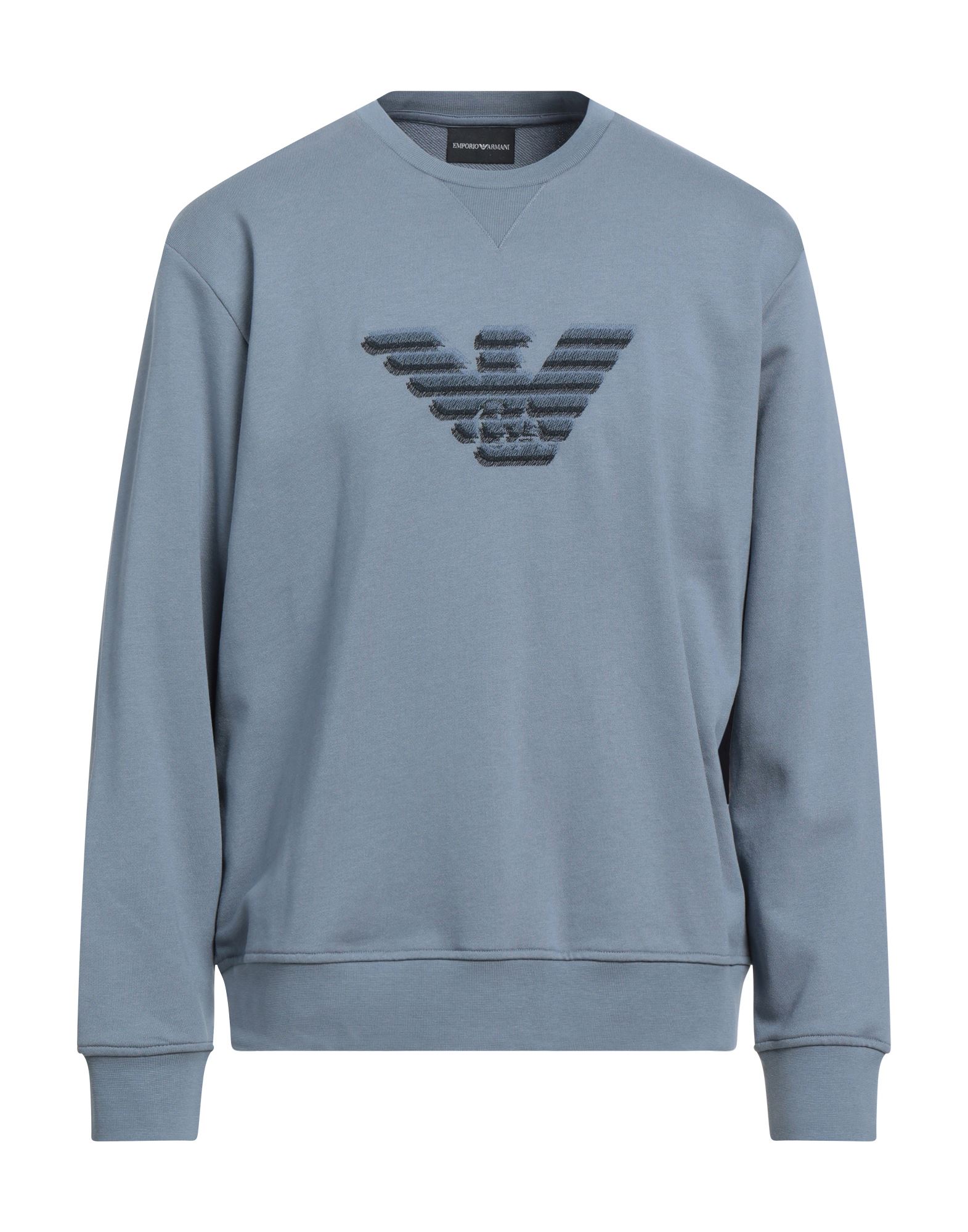 Emporio Armani Sweatshirts In Blue