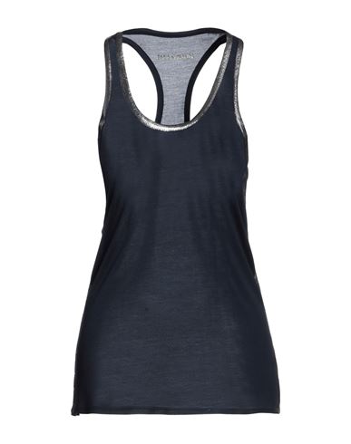 Zadig & Voltaire Woman Tank Top Midnight Blue Size M Modal