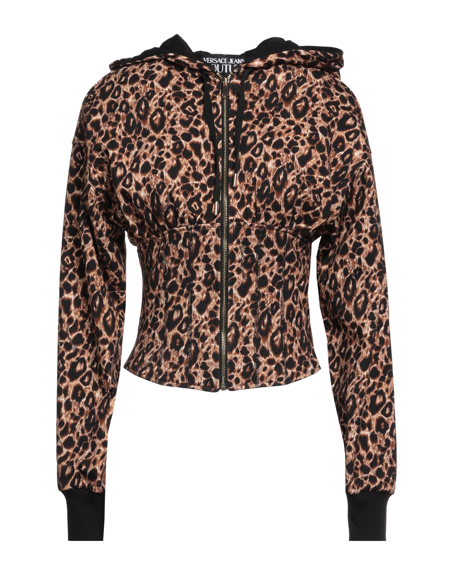 Versace Jeans Couture Sweatshirts In Beige