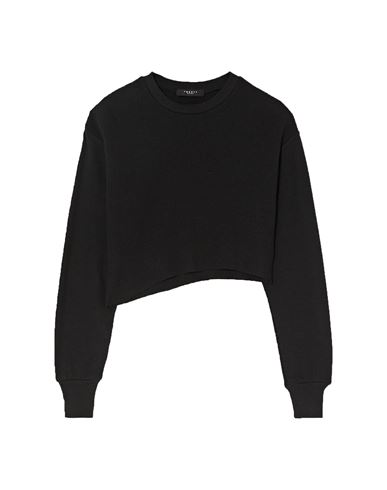 Twenty Montreal Twenty Montréal Woman Sweatshirt Black Size L Polyester, Cotton, Elastane