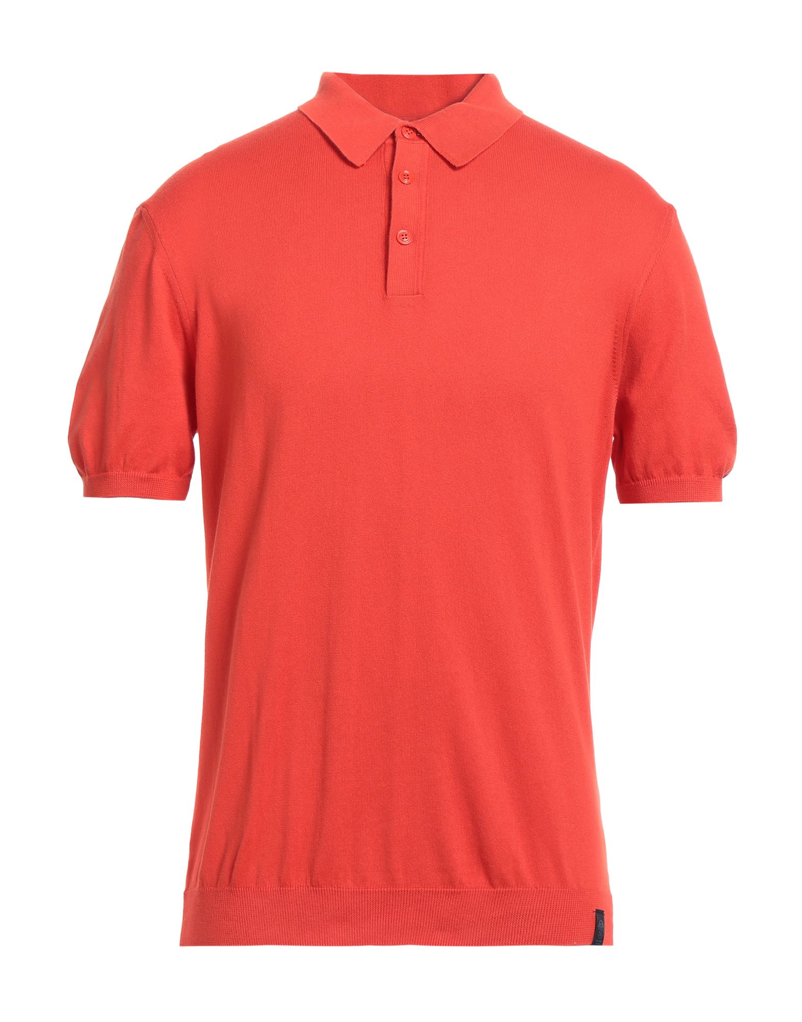 North Sails Polo Shirts In Tomato Red