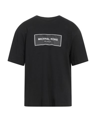 Michael Kors Mens Man T-shirt Black Size Xs Cotton