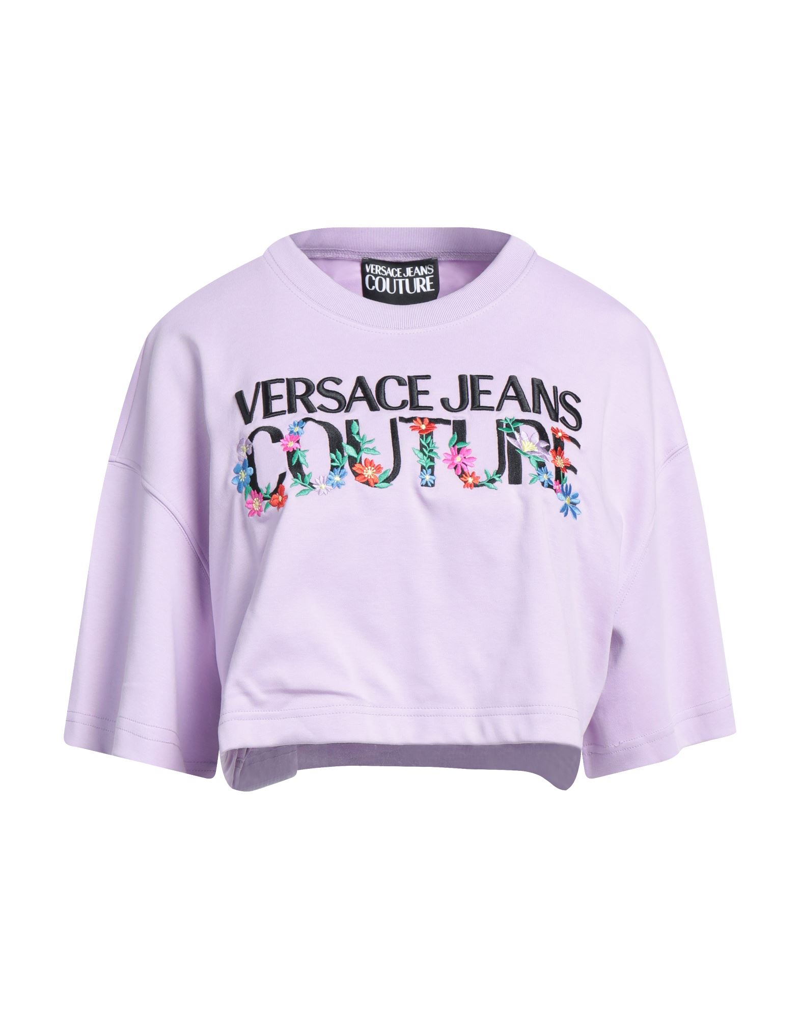 Versace Jeans Couture T-shirts In Purple