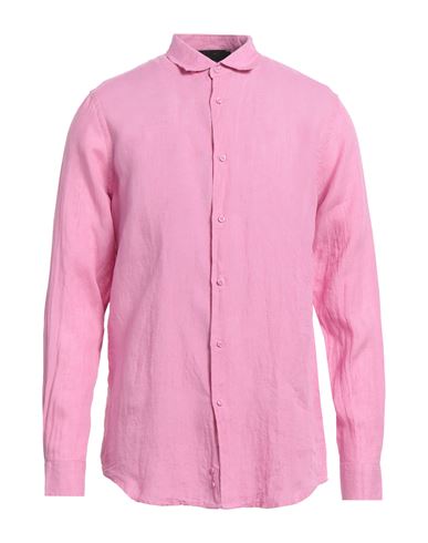 John Richmond Man Shirt Pink Size Xxl Linen