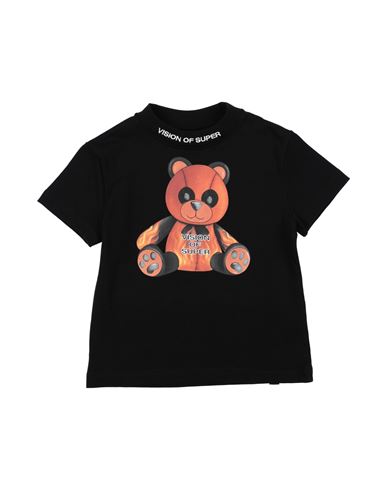 Vision Of Super Babies'  Toddler Girl T-shirt Black Size 6 Cotton