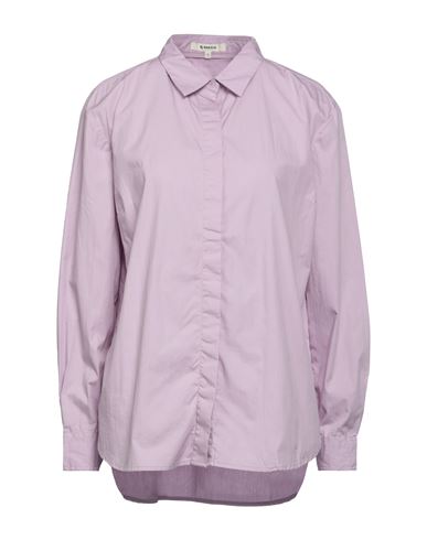 Garcia Woman Shirt Lilac Size Xs Cotton In Purple
