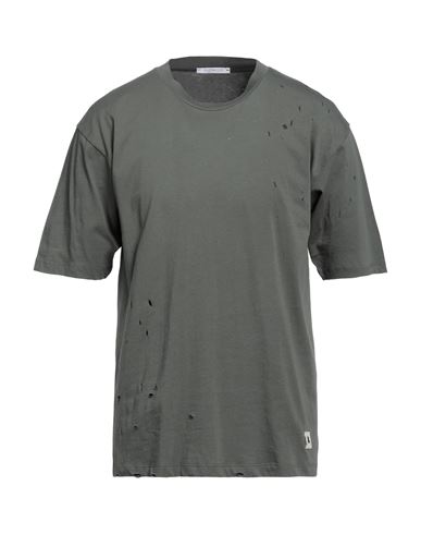 Bellwood Man T-shirt Dark Green Size M Cotton